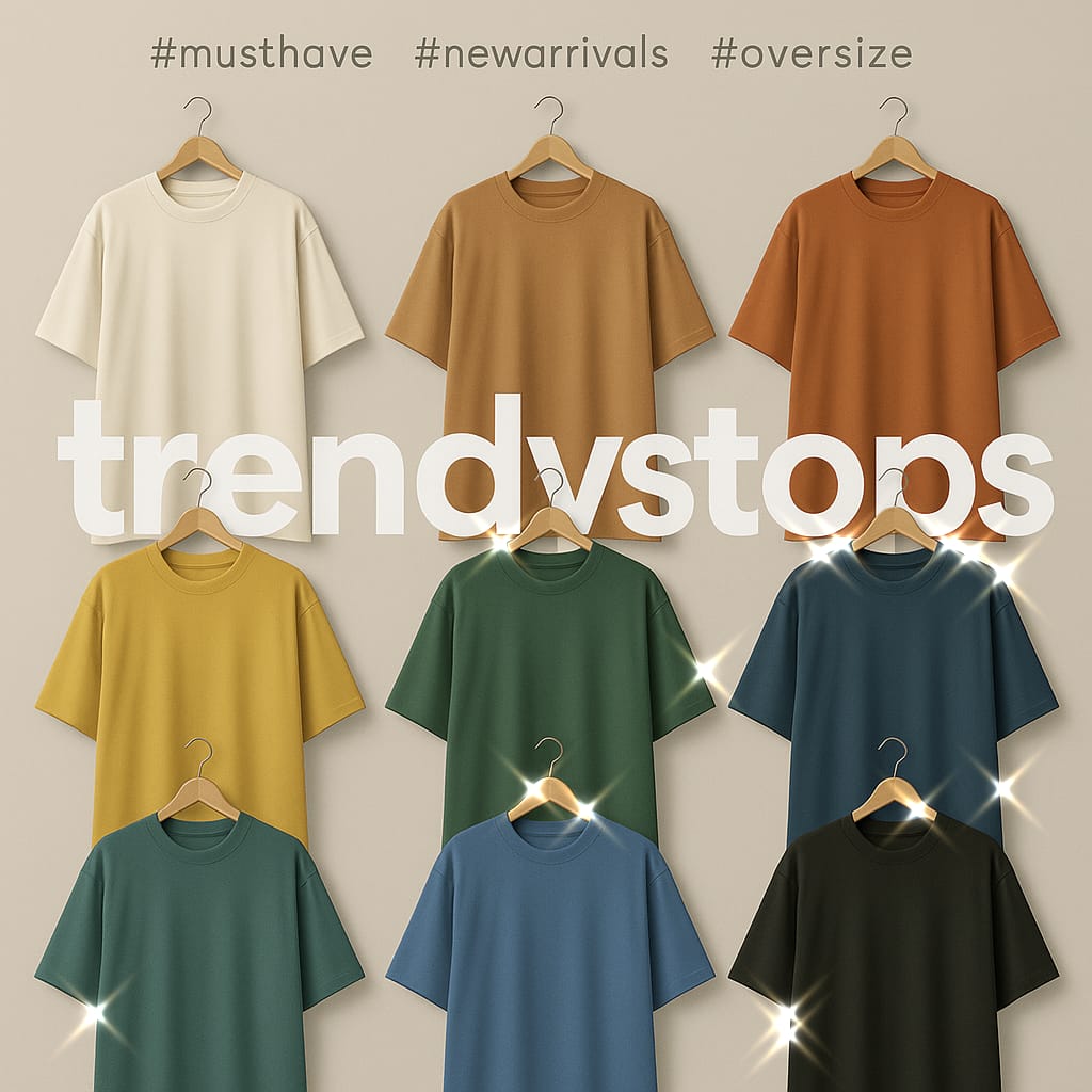 Buy More, Save More – 3 Terry Cotton Oversized Tees for ₹1749