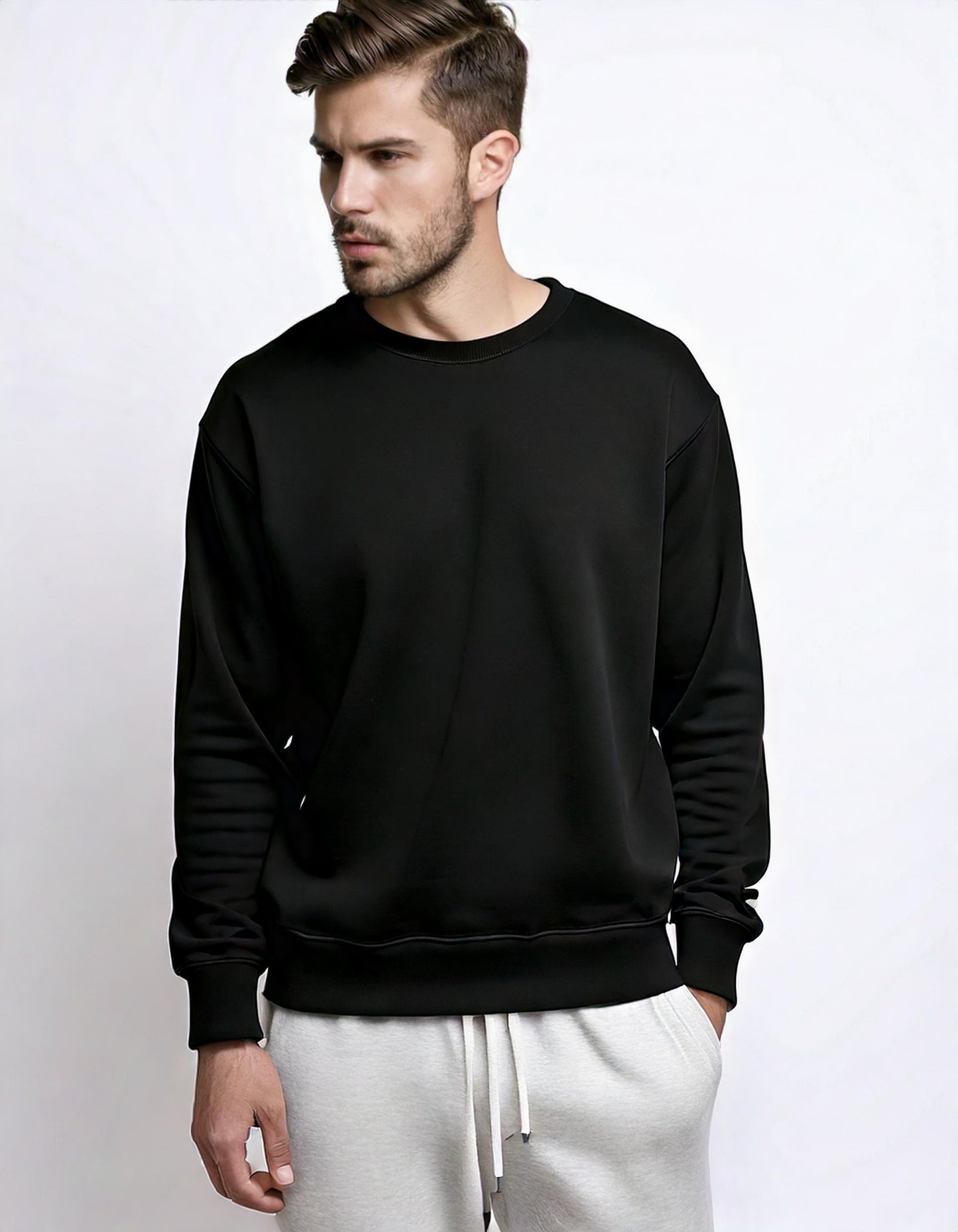 Eclipse Black Sweatshirt – The Pinnacle of Everyday Luxury