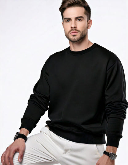 Eclipse Black Sweatshirt – The Pinnacle of Everyday Luxury