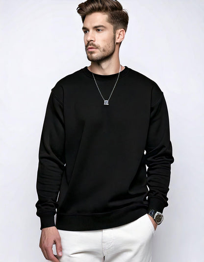 Eclipse Black Sweatshirt – The Pinnacle of Everyday Luxury