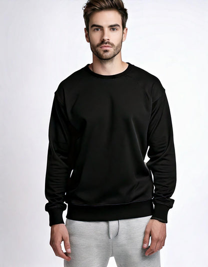 Eclipse Black Sweatshirt – The Pinnacle of Everyday Luxury