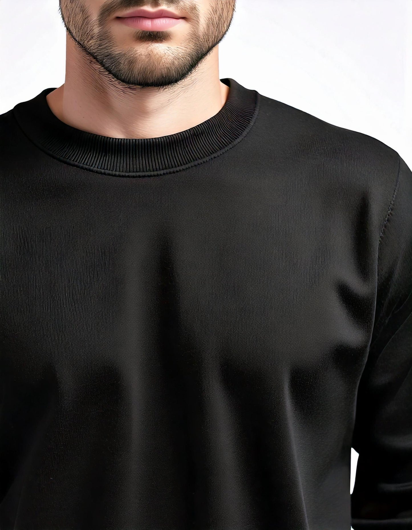 Eclipse Black Sweatshirt – The Pinnacle of Everyday Luxury