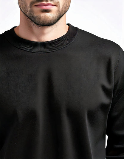 Eclipse Black Sweatshirt – The Pinnacle of Everyday Luxury