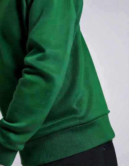 Heavyweight Oversized Sweatshirt – Bottle Green Charm