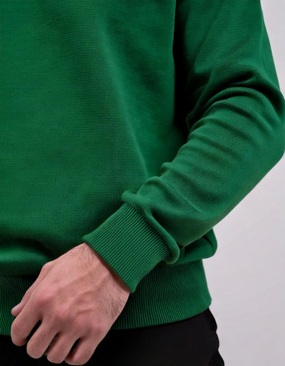 Heavyweight Oversized Sweatshirt – Bottle Green Charm