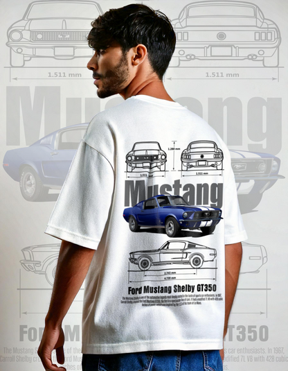 Ford Mustang Shelby GT350 Oversized Tee