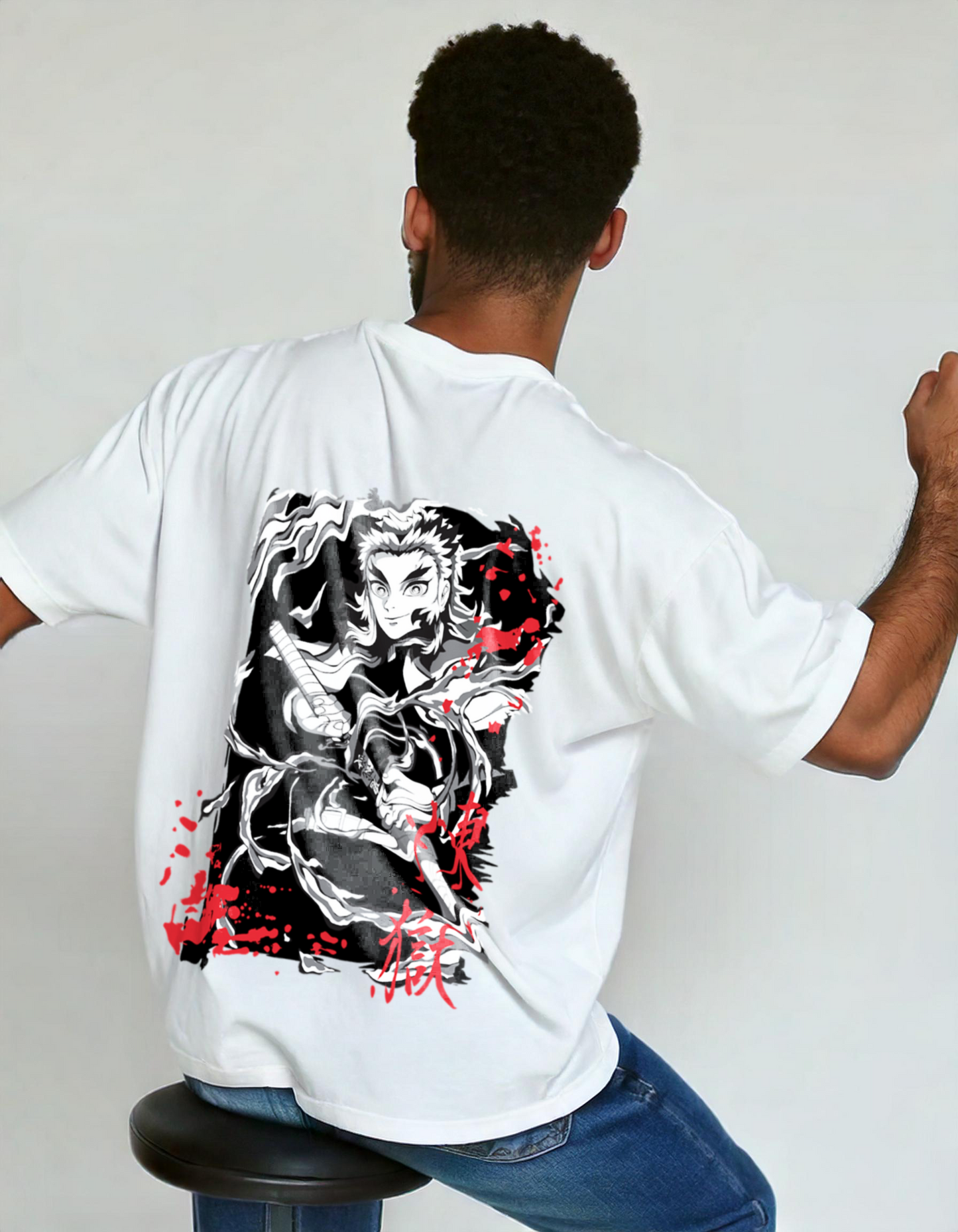 Rengoku Flame Hashira Oversized T-Shirt