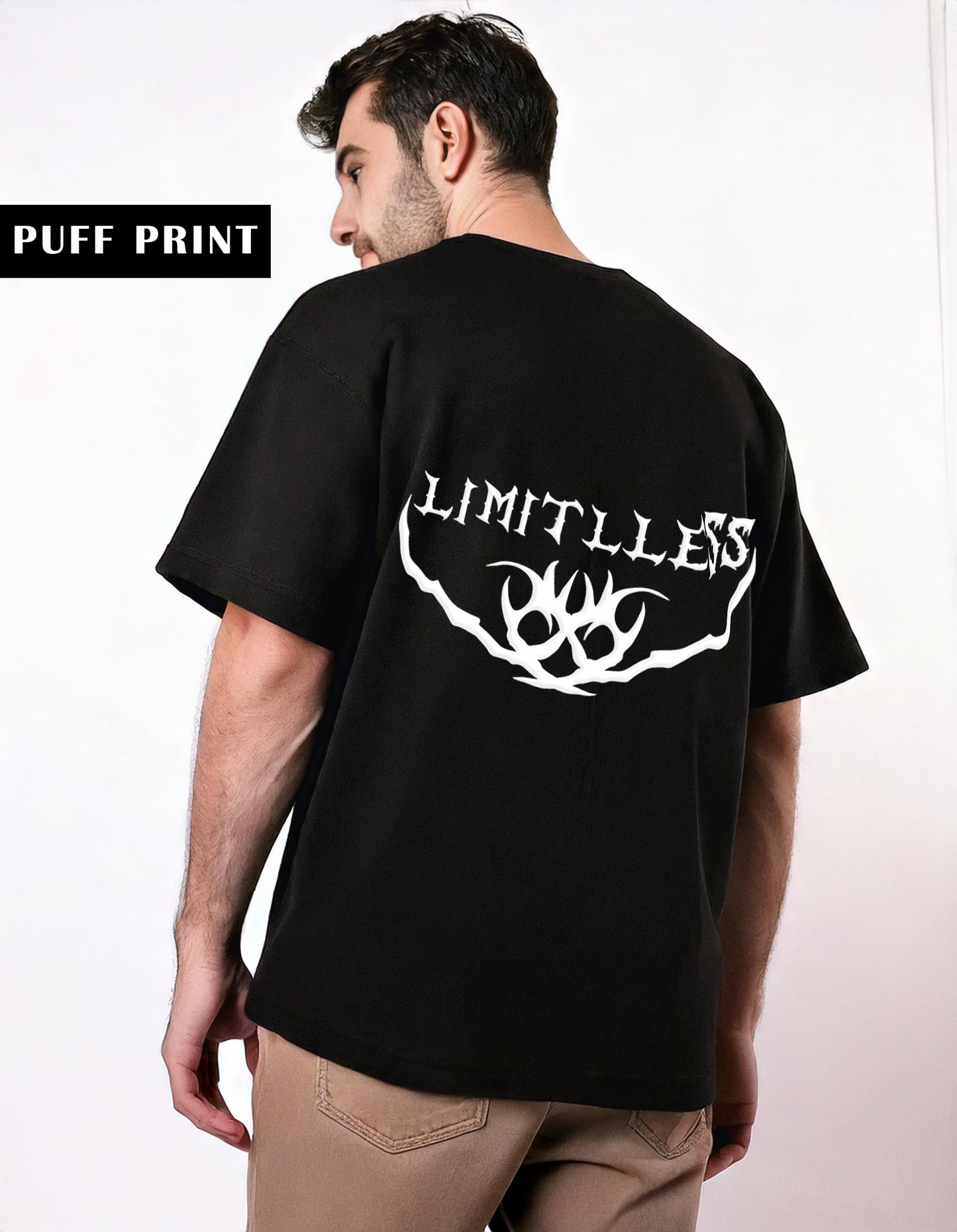 Limitless Puff Print Oversized Tee