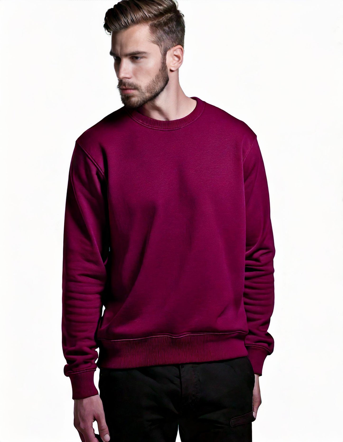 Crimson Maroon Luxe Sweatshirt