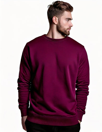 Crimson Maroon Luxe Sweatshirt