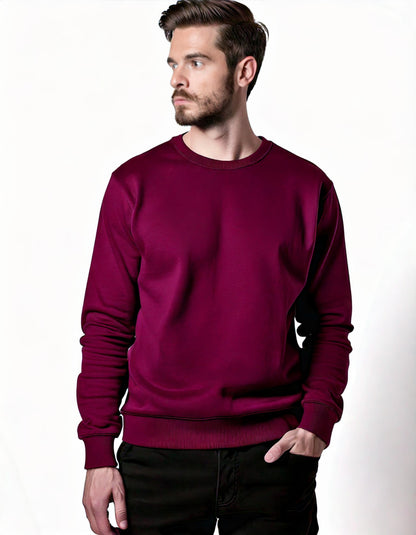 Crimson Maroon Luxe Sweatshirt