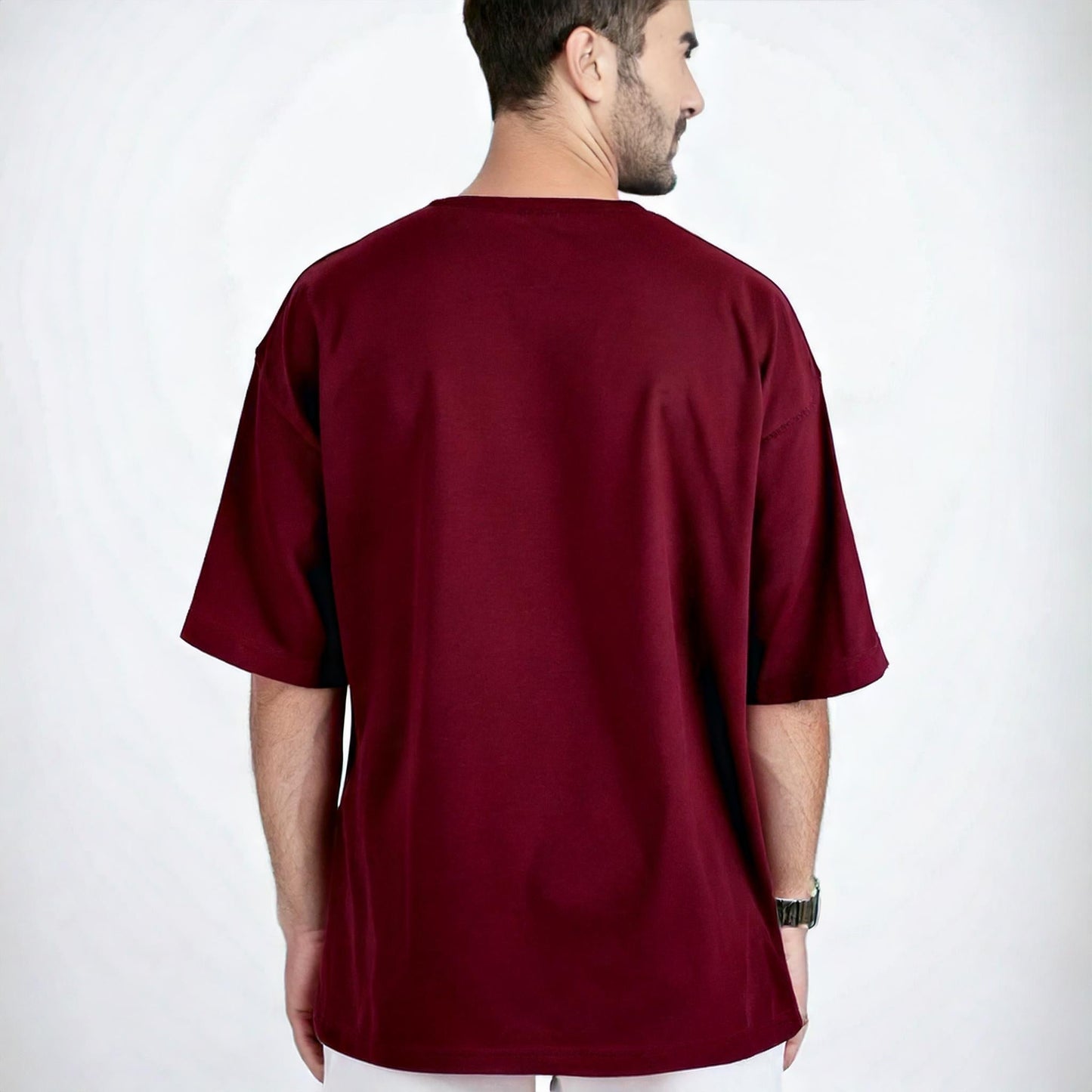 Maroon Oversized T-Shirt