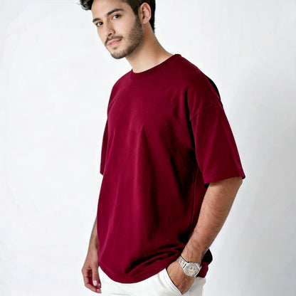 Maroon Oversized T-Shirt