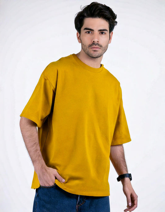 Mustard Yellow Oversized T-Shirt