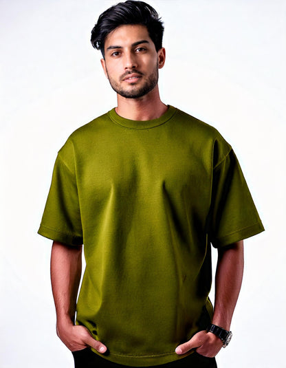 Olive Green Oversized T-Shirt