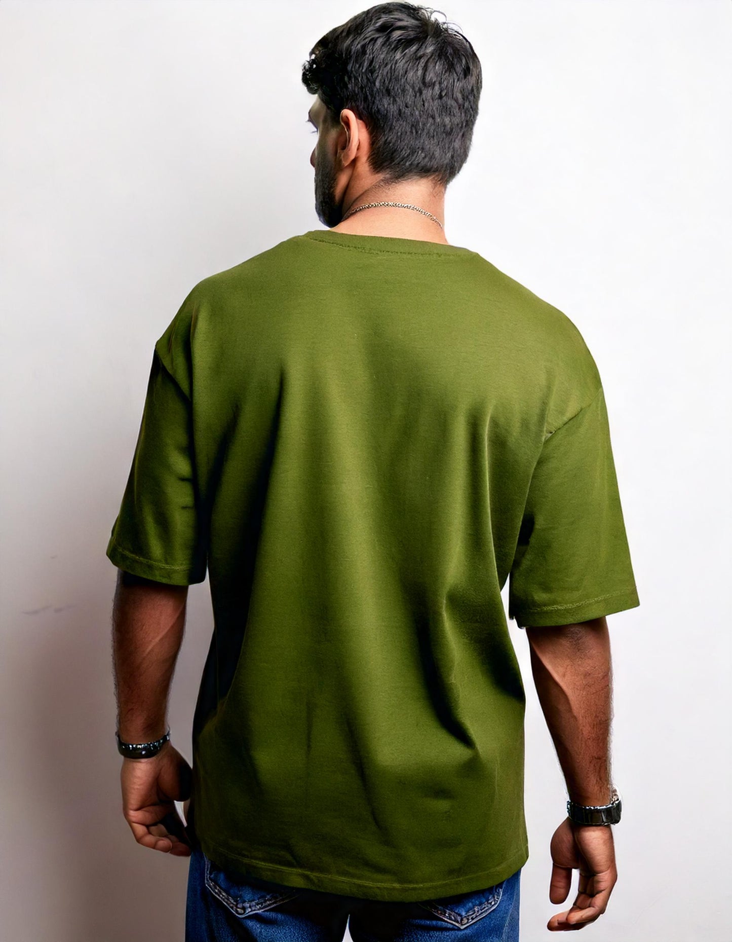 Olive Green Oversized T-Shirt