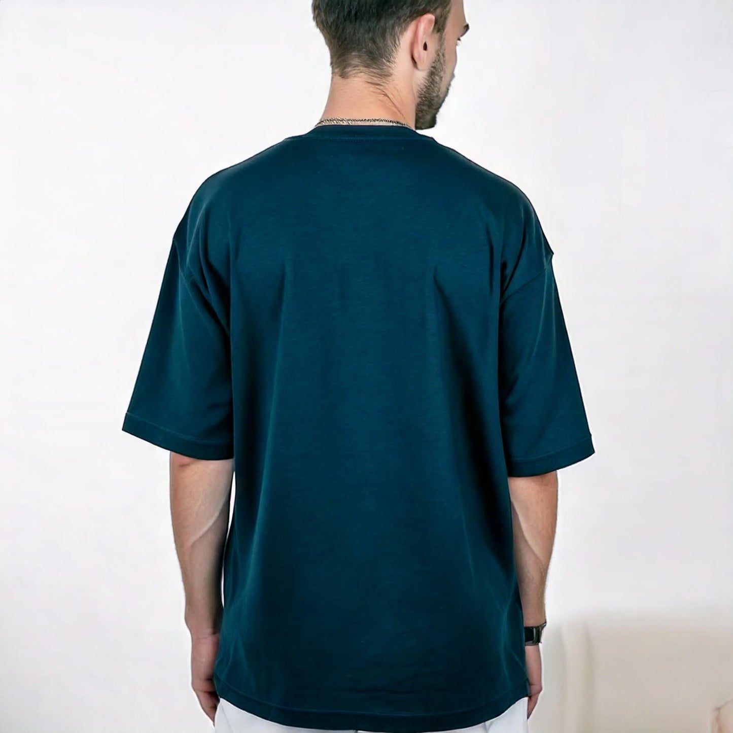 Petrol Blue Oversized T-Shirt