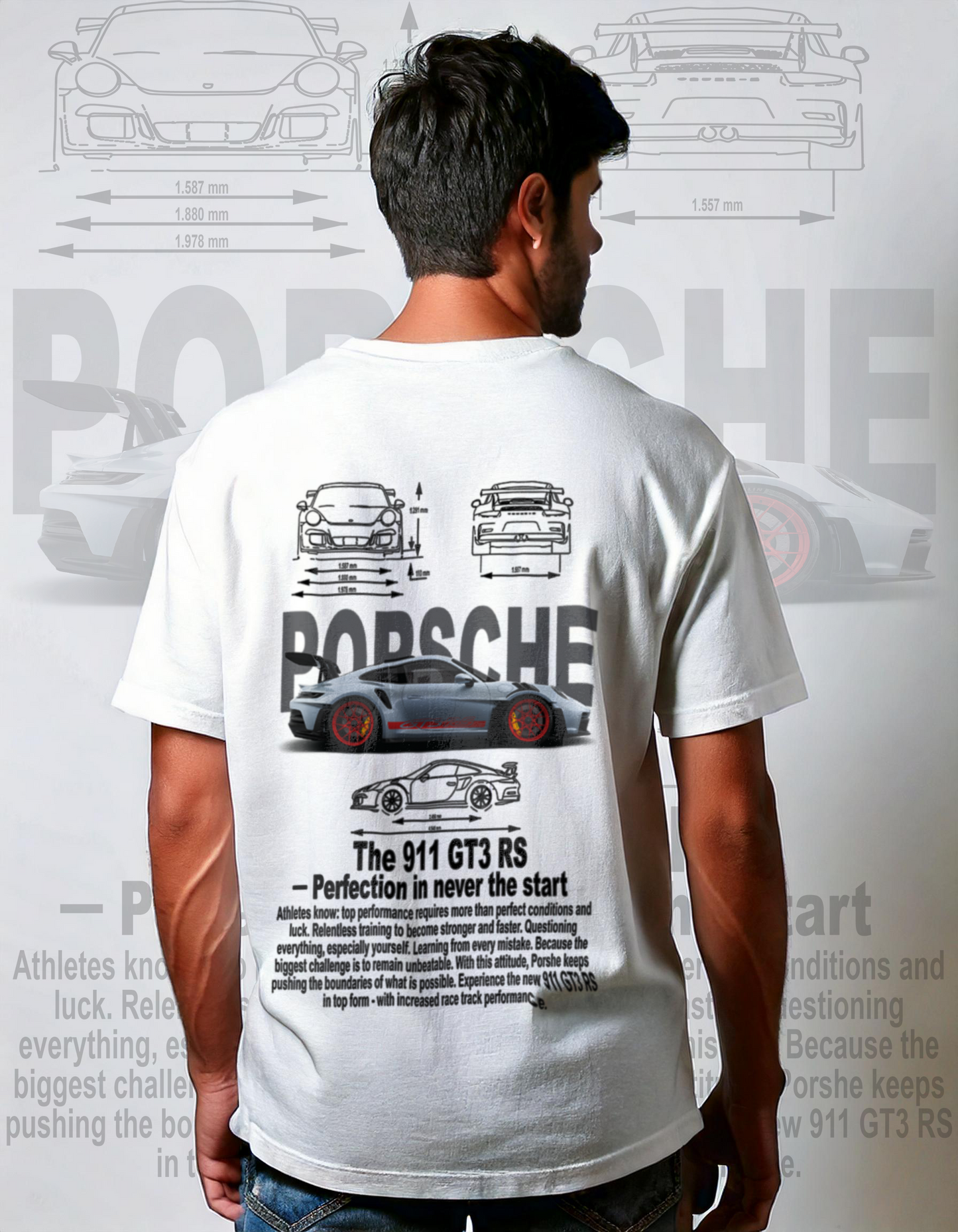 Porsche 911 GT3 RS Oversized Tee