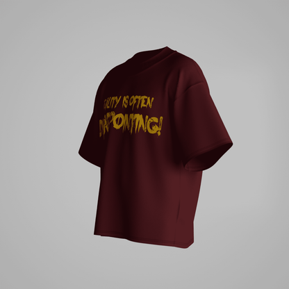 Reality Maroon Tee