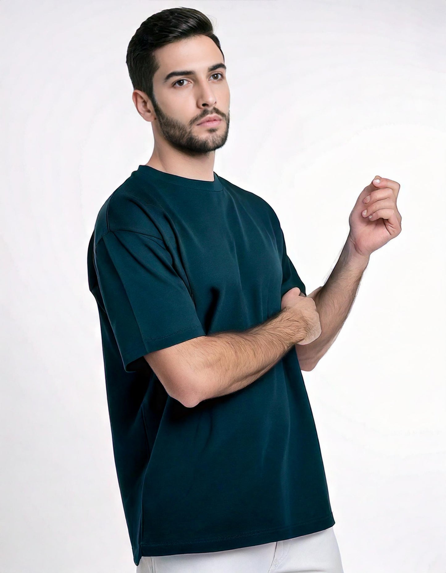 Petrol Blue Oversized T-Shirt