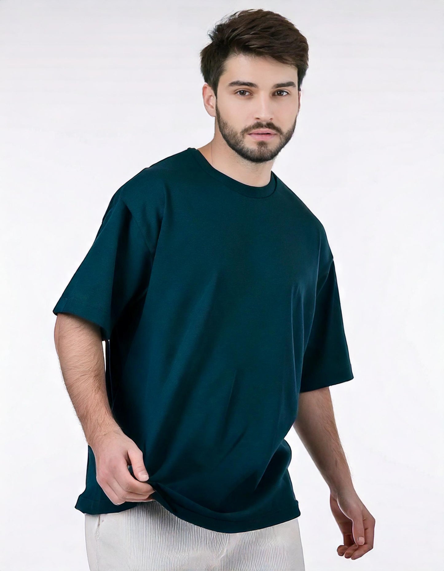 Petrol Blue Oversized T-Shirt