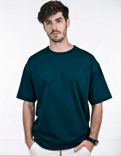 Petrol Blue Oversized T-Shirt