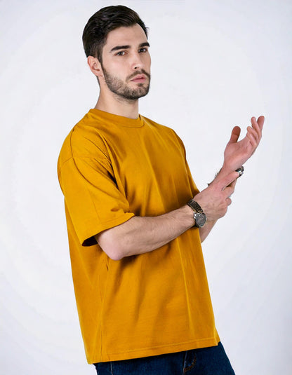 Golden Yellow Oversized T-Shirt