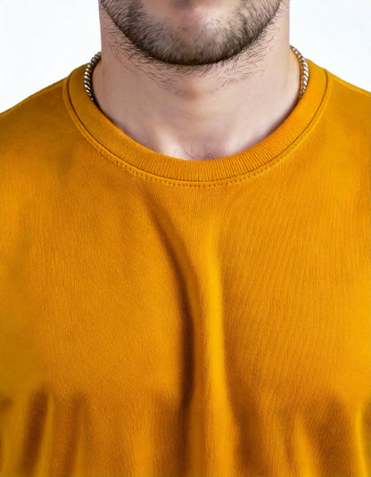 Golden Yellow Oversized T-Shirt