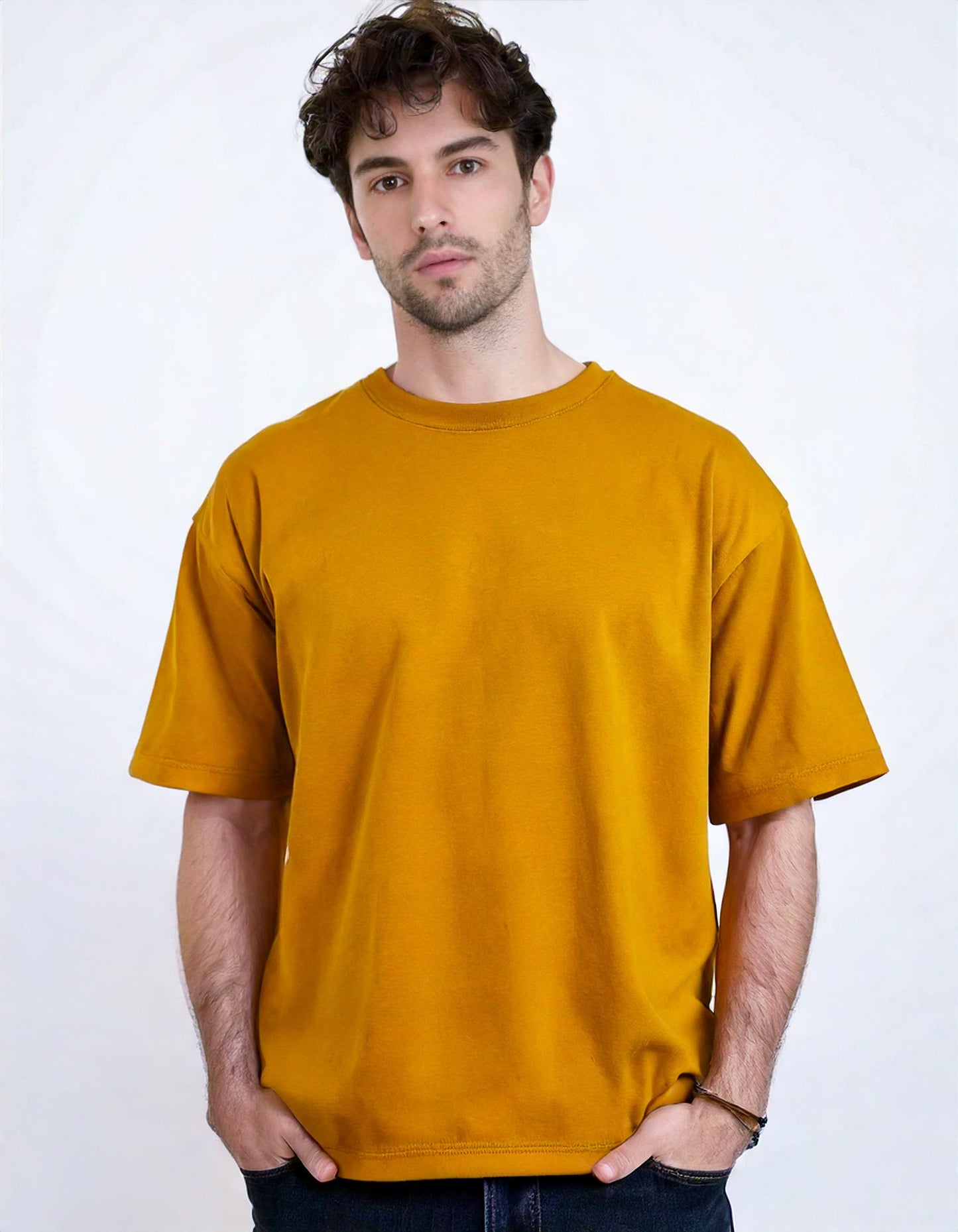 Golden Yellow Oversized T-Shirt