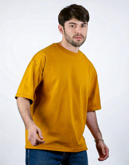 Golden Yellow Oversized T-Shirt