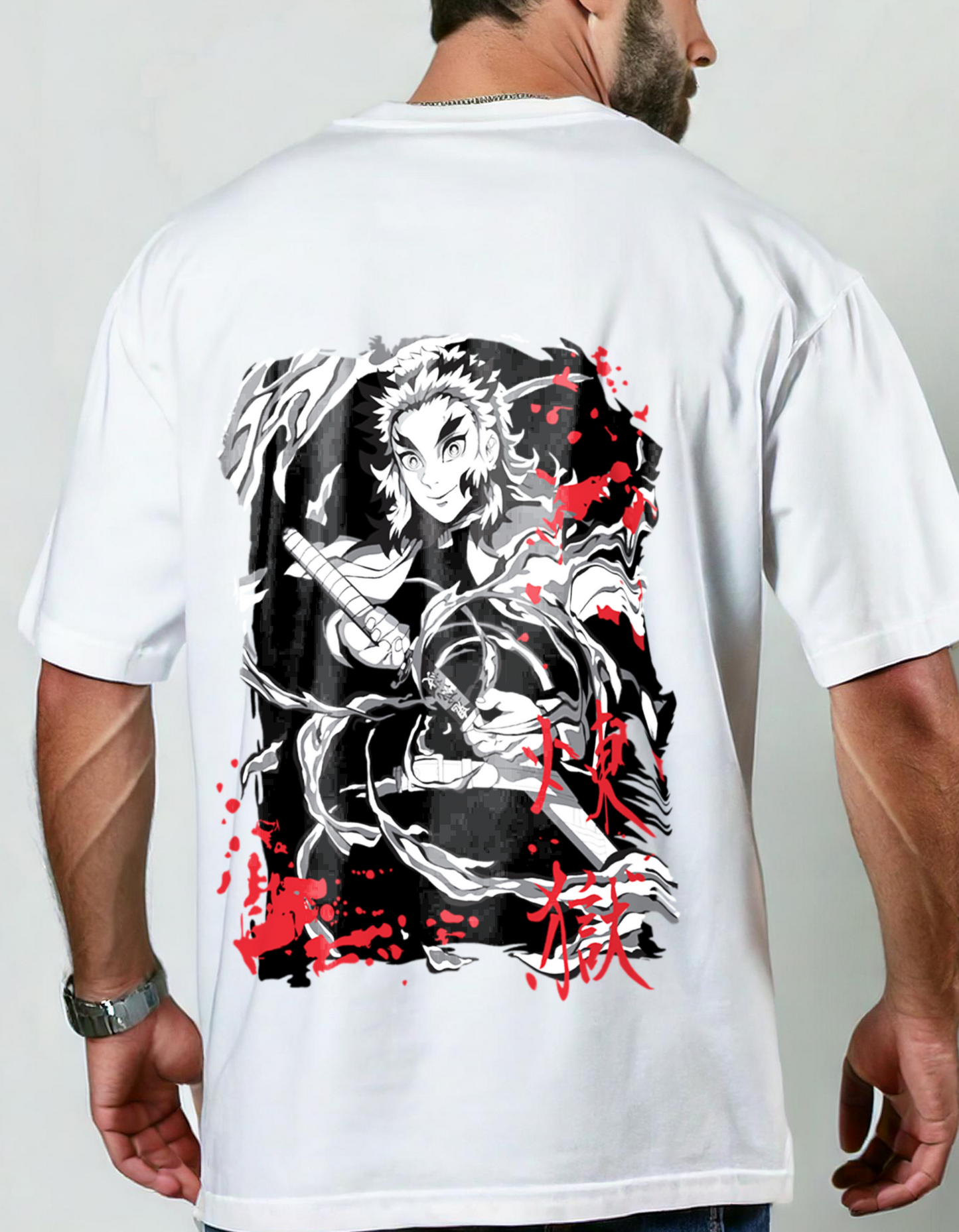 Rengoku Flame Hashira Oversized T-Shirt